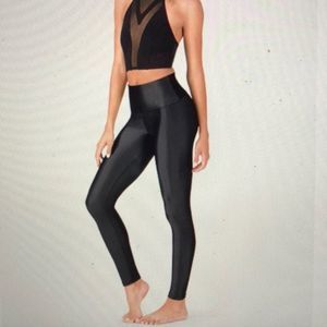 Natalie Dancewear High Rise Black Leggings